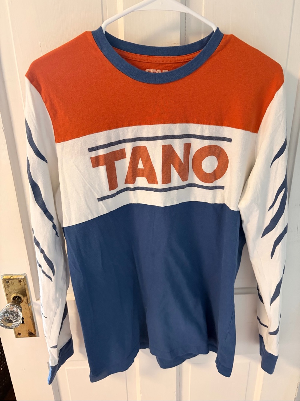Her universe ahsoka TANO Colorblock Long Sleeve Tee - Orange, Blue, White